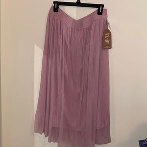 Pink skirt